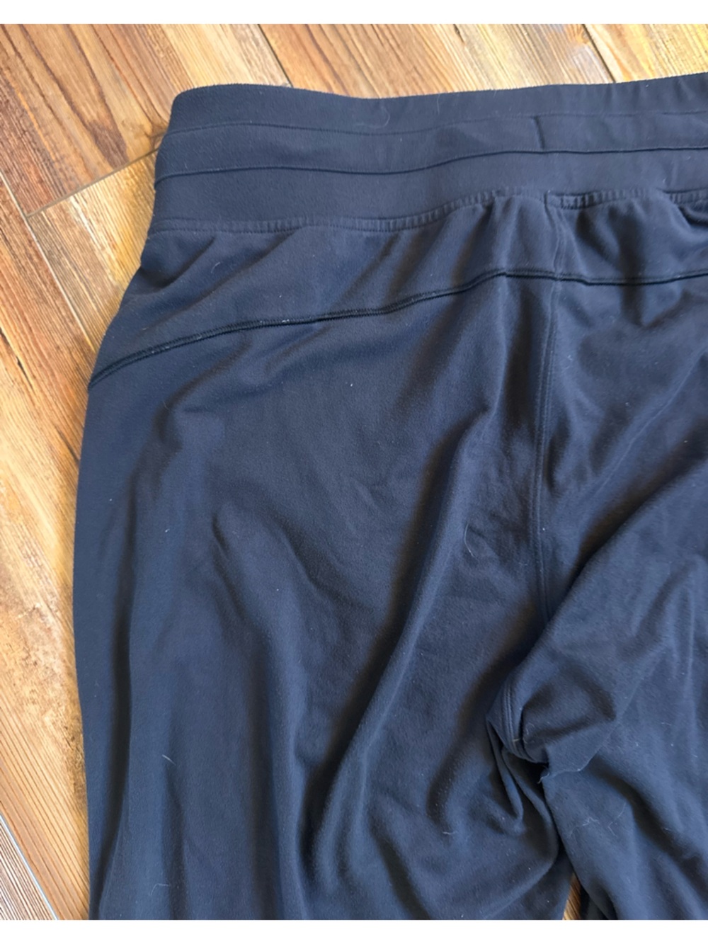 Lululemon - Nulu Black Drawstring Jogger Pants, size 8 - Picture 2 of 9